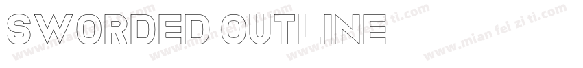 Sworded Outline字体转换